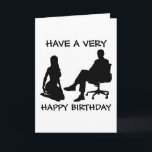 KINKY BIRTHDAY Greeting Cards for WIFE<br><div class="desc">HAVE A VERY HAPPY BIRTHDAY. THAT'S AN ORDER. (:</div>