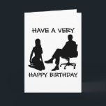 KINKY BIRTHDAY Greeting Cards for WIFE<br><div class="desc">HAVE A VERY HAPPY BIRTHDAY. THAT'S AN ORDER. (:</div>
