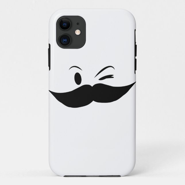 Kinky Moustache Case-Mate iPhone Case (Back)