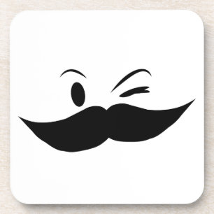 Kinky Moustache Coaster