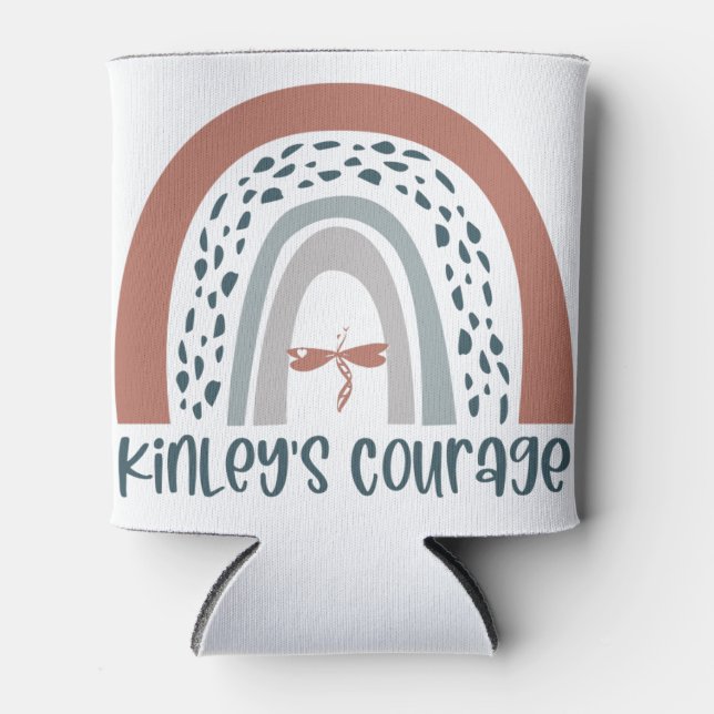 Kinley's Courage Cozie Can Cooler (Front)