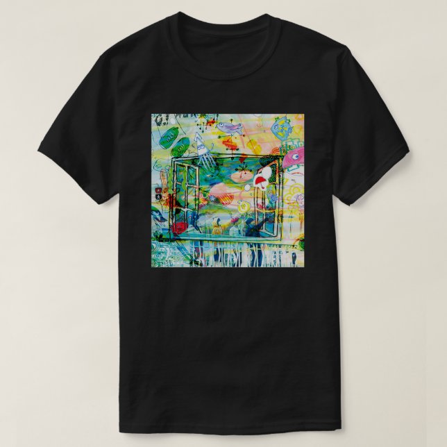 Kinoko Teikoku Fake World Wonderland T-Shirt (Design Front)