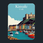 Kinsale Cork Ireland Irish Coastal Village Magnet<br><div class="desc">Brighten your space with this Kinsale, Ireland fridge magnet featuring the town’s iconic colourful houses and serene harbour view. A celebration of Cork’s coastal beauty and Irish charm, this magnet makes a lovely gift for travelers, expats, or anyone who holds the Emerald Isle close to their heart.</div>