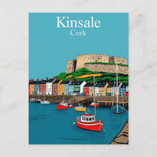 Kinsale Cork Ireland Irish Harbor Postcard