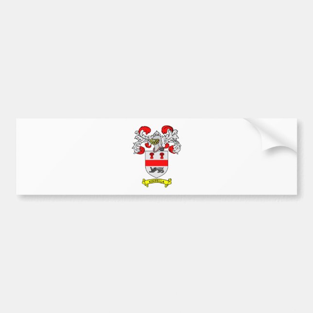 KINSELLA Coat of Arms Bumper Sticker (Front)