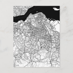 Kinshasa DR Congo Map Postcard