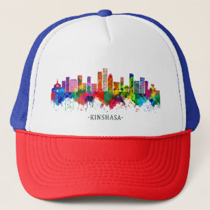 Kinshasa DR Congo Skyline Trucker Hat