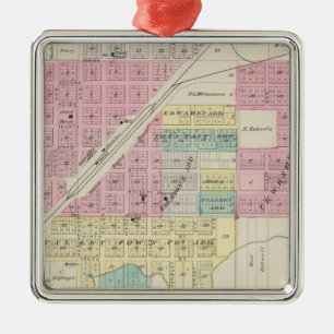Kinsley, Edwards County, Kansas Metal Tree Decoration