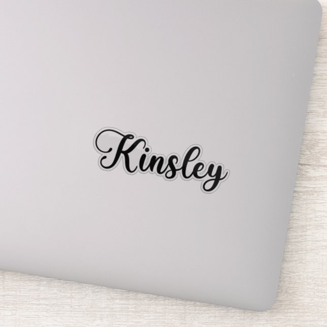 Kinsley Name - Handwritten Calligraphy (Detail)