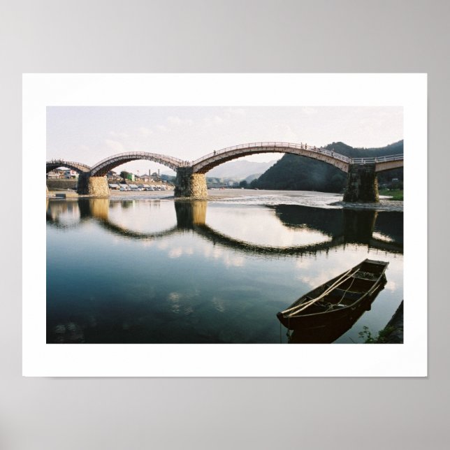 Kintai Bridge: Iwakuni, Japan Poster (Front)