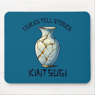 Kintsugi Kintsukuroi Imperfect Japanese Art Motiva Mouse Mat