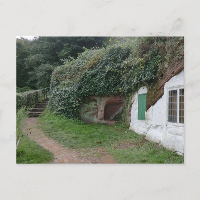 Kinver Edge Rock Houses Postcard (Front)