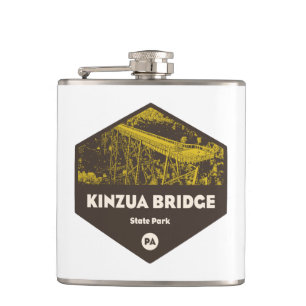 Kinzua Bridge State Park Pennsylvania Hip Flask