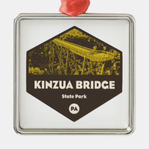 Kinzua Bridge State Park Pennsylvania Metal Tree Decoration