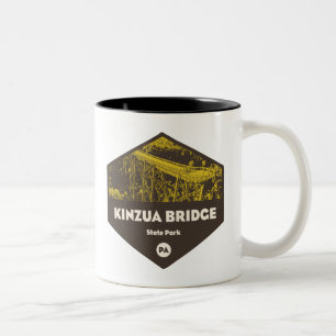Kinzua Bridge State Park Pennsylvania Two-Tone Coffee Mug