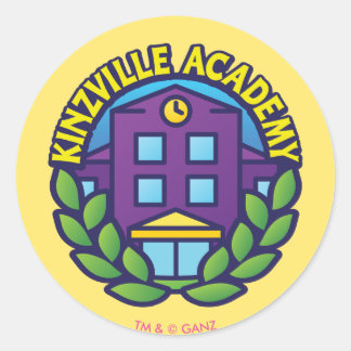 Kinzville Academy Logo Classic Round Sticker