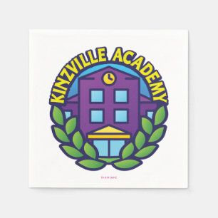 Kinzville Academy Logo Napkin