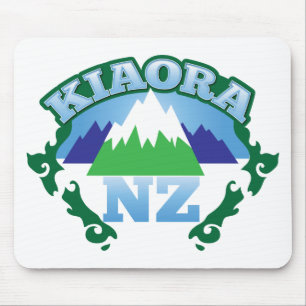 KIORA Kiwi New Zealand hello Mouse Mat