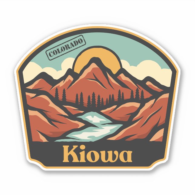 Kiowa, Colorado Sticker (Front)