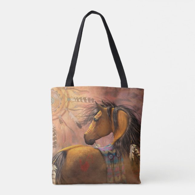 Kiowa Gold Tote Bag (Back)
