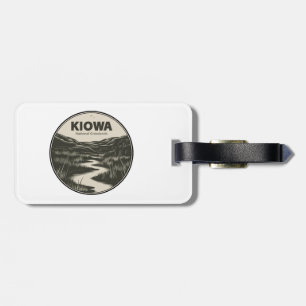 Kiowa National Grasslands Stream Luggage Tag