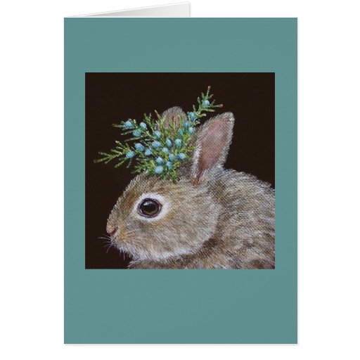 Image of Kip the baby bunny card