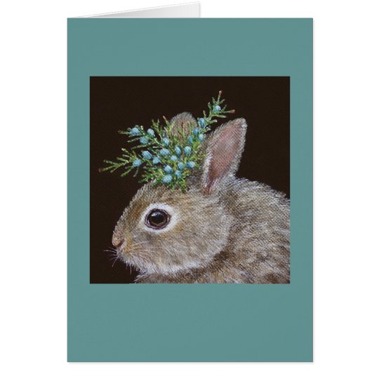 Kip the baby bunny card