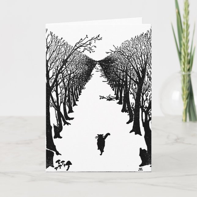 Kipling Cat Greeting Card (Front)