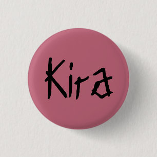 Kira from orphan Black distressed font 3 Cm Round Badge