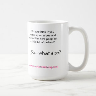 Kira in the car Bee Pollen mug