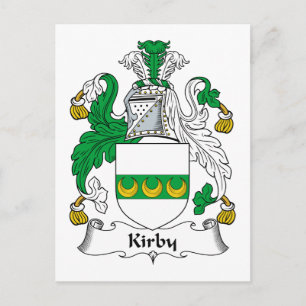 Kirby Family Crest Postcard