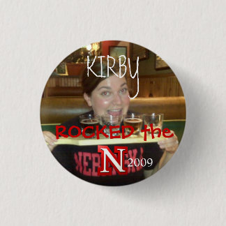 kirby, logo, KIRBY, ROCKED the, 2009 3 Cm Round Badge