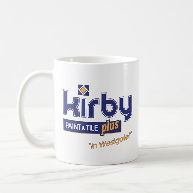 Kirby Paint and Tile Plus Coffee Mug (Left)