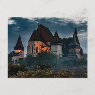 Kirchburg Birthälm Postcard