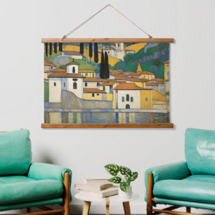 Kirche Cassone Gustav Klimt Painting Landscape Hanging Tapestry