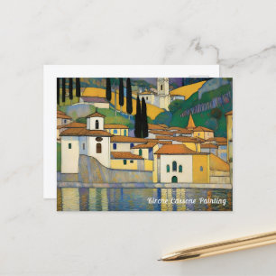 Kirche Cassone Gustav Klimt Painting Landscape Postcard