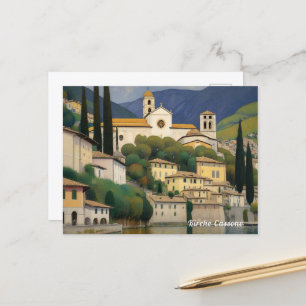 Kirche Cassone Gustav Klimt Painting Serene Postcard