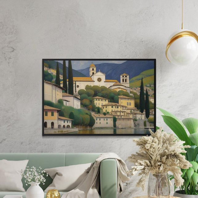 Kirche Cassone Gustav Klimt Painting Serene  Poster (Creator Uploaded)