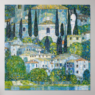 Kirche in Cassone by Gustav Klimt Poster