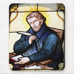 Kirchenfenster La Roche FR Suisse Mousepad