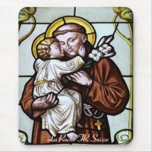 Kirchenfenster La Roche FR Suisse Mousepad