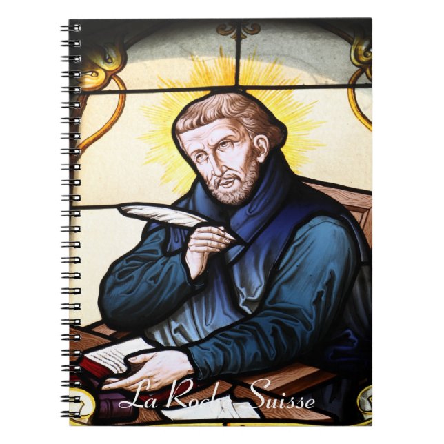 Kirchenfenster La Roche Suisse Nootbook Notebook (Front)