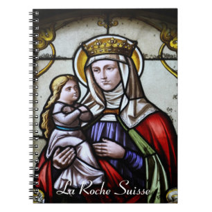 Kirchenfenster La Roche Suisse Nootbook Notebook