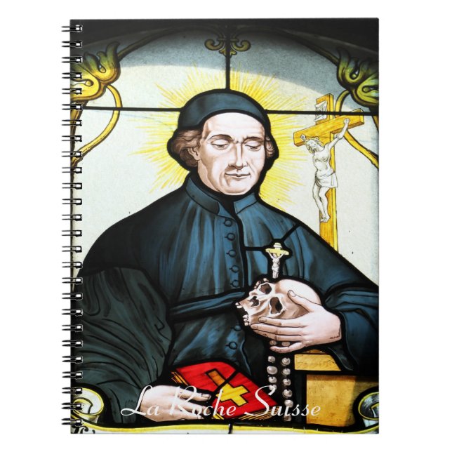 Kirchenfenster La Roche Suisse Nootbook Notebook (Front)