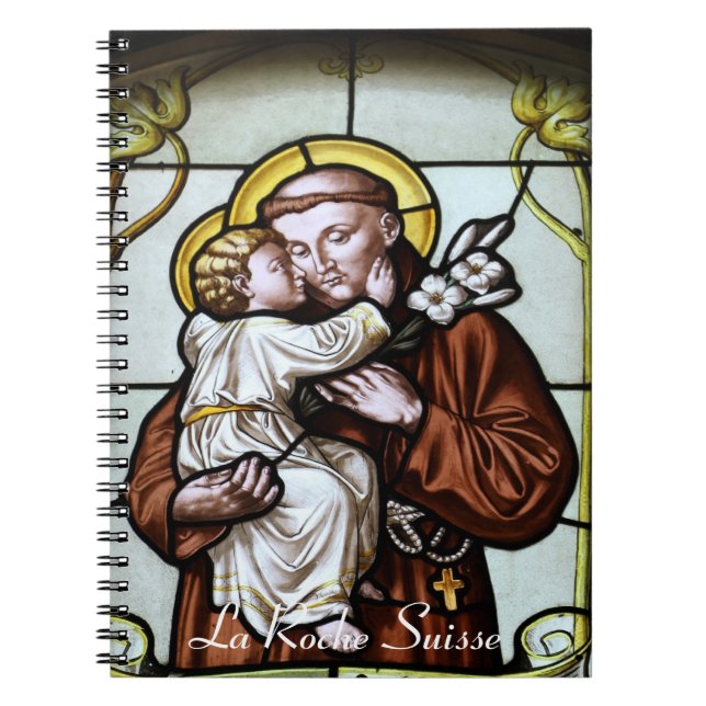 Kirchenfenster La Roche Suisse Nootbook Notebook (Front)