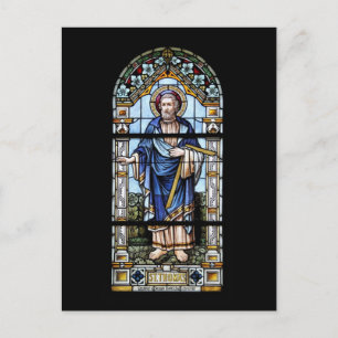 Kirchenfenster Postkarte Postcard