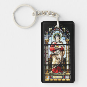 Kirchenfenster Schweiz Suisse / Schlüsselanhänger Key Ring