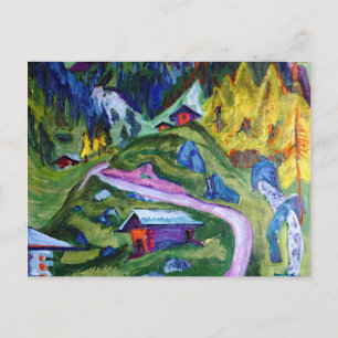 Kirchner - Alp Path Postcard