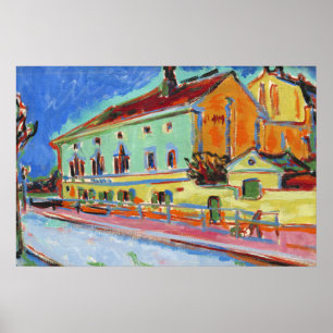 Kirchner Bellevue Dance Hall Expressionist Art Poster