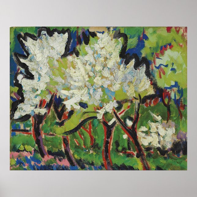 Kirchner - Blue Baume 1909 Poster (Front)